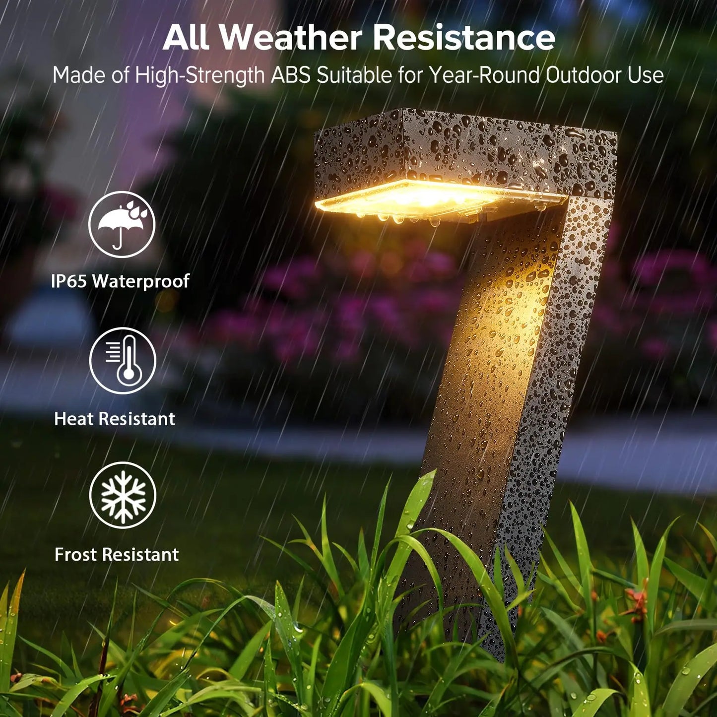 Led Solar Pathway Lights Outdoor IP65 Waterproof Garden Yard Driveway