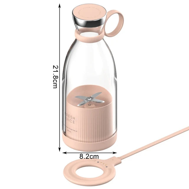 Zoeydam Portable Electric Juicer Blender USB Mini Fruit Mixer