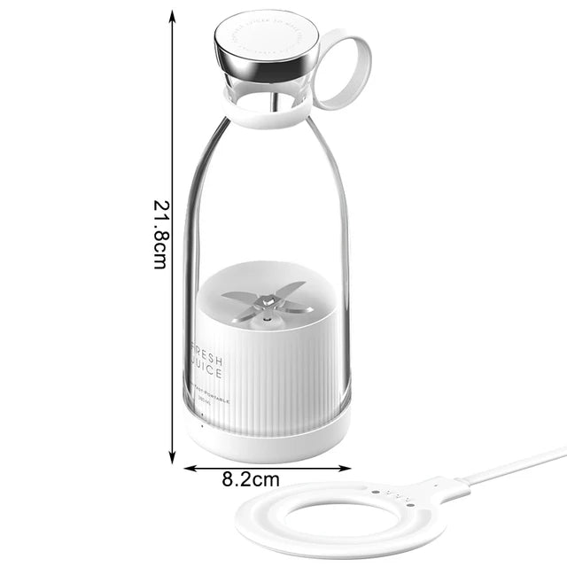 Zoeydam Portable Electric Juicer Blender USB Mini Fruit Mixer