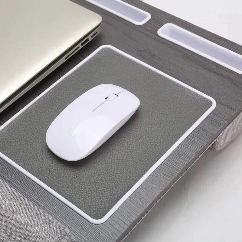 MUMUCC Laptop Desk With Anti Slip And Embedded Mouse Pad