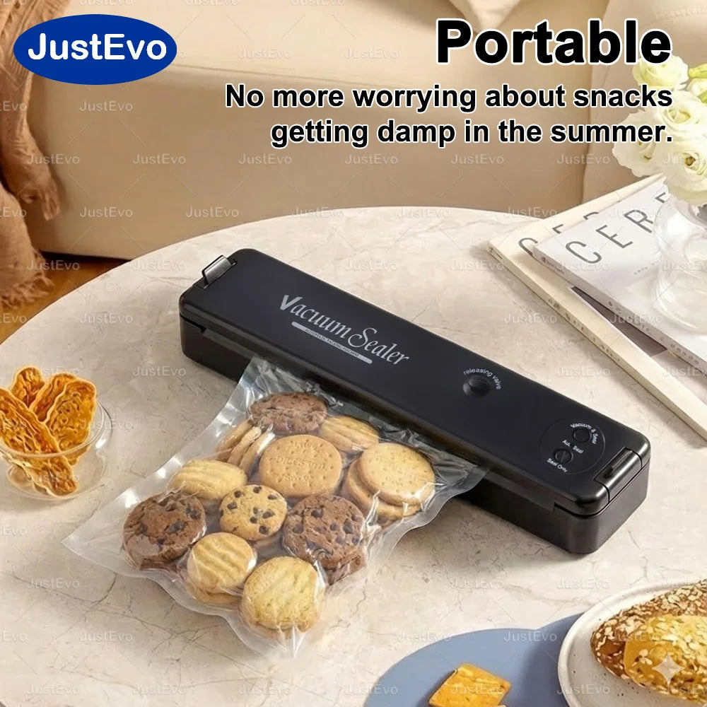 JustEvo Food Vacuum Sealer Machine Portable Automatic Kitchen Saver