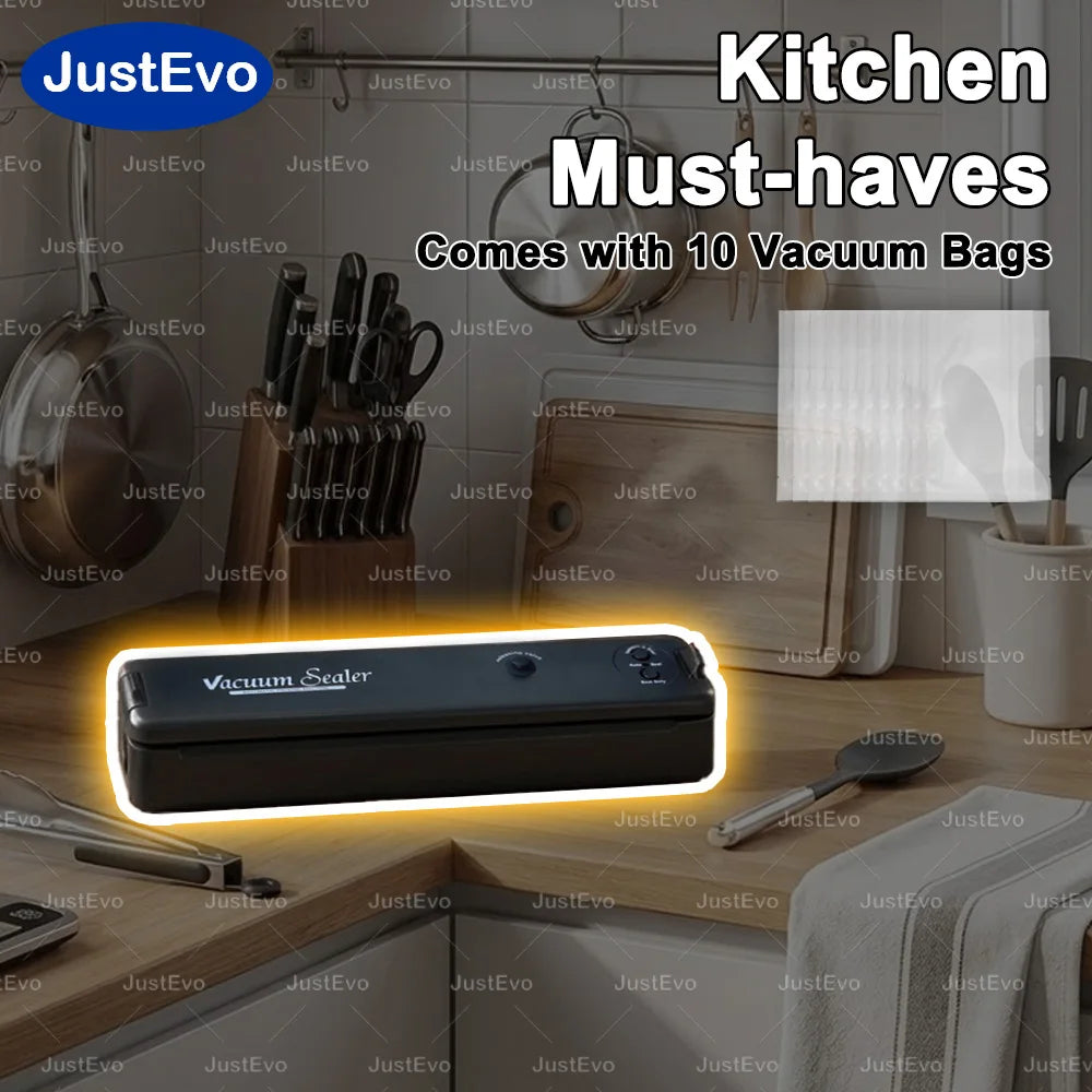 JustEvo Food Vacuum Sealer Machine Portable Automatic Kitchen Saver