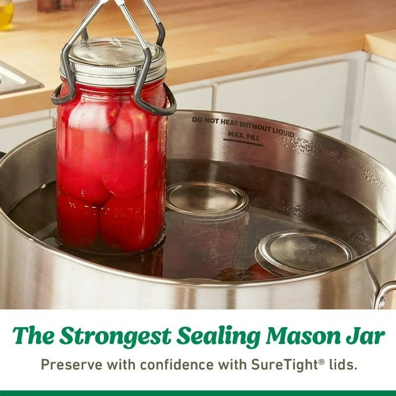 Regular Mouth Mason Jars With Lids And Rings Pack Of Twelve