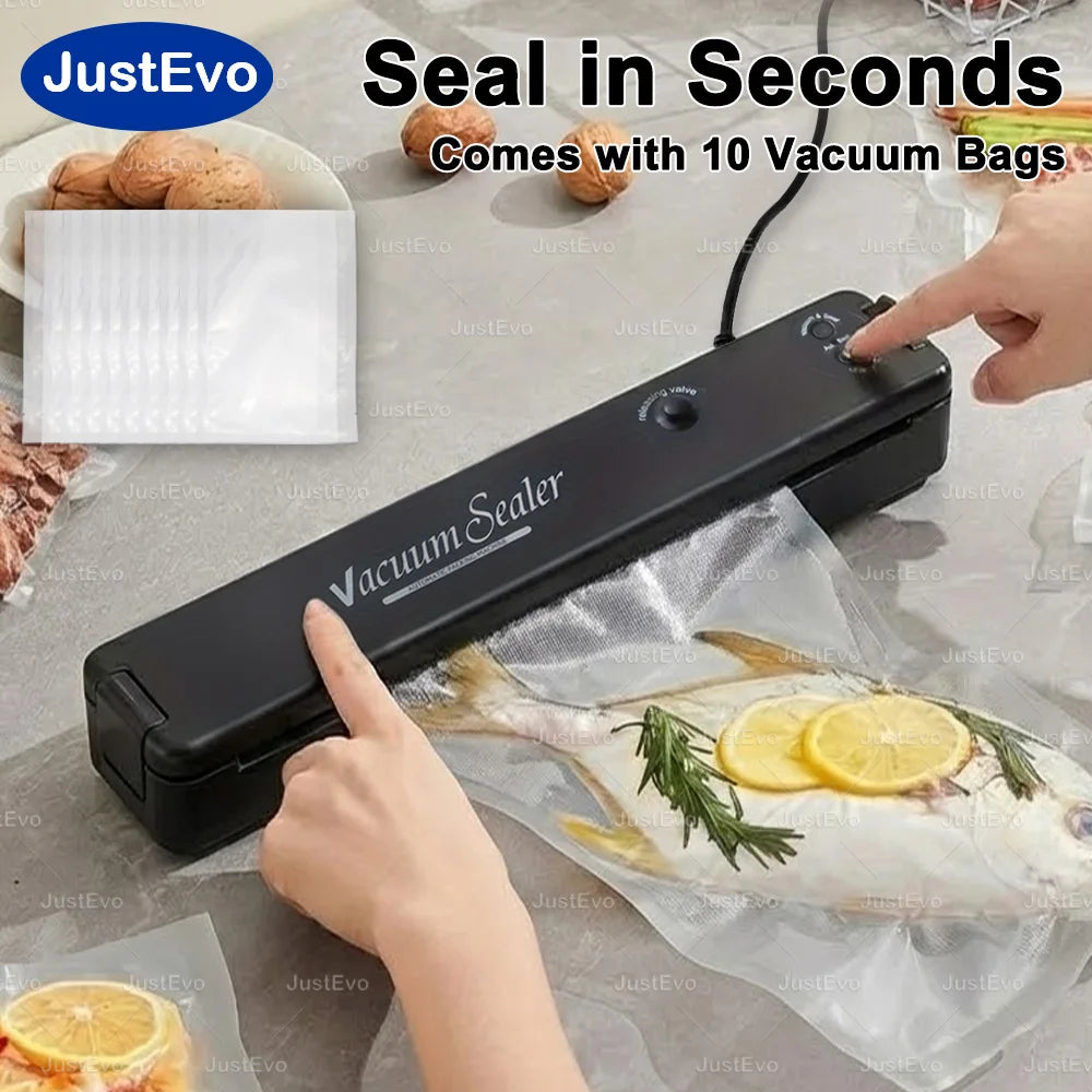 JustEvo Food Vacuum Sealer Machine Portable Automatic Kitchen Saver