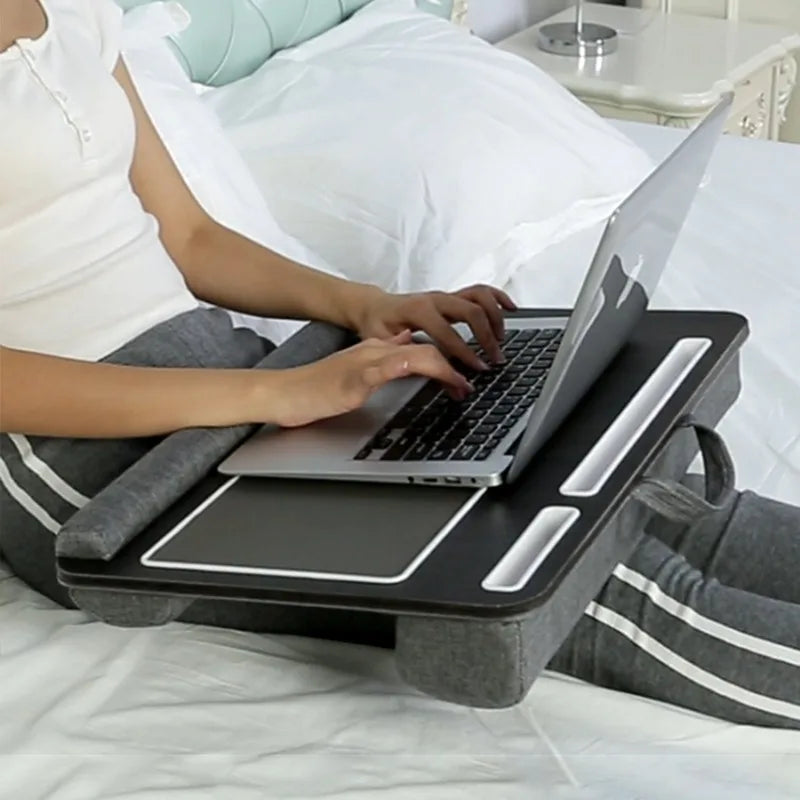 MUMUCC Laptop Desk With Anti Slip And Embedded Mouse Pad
