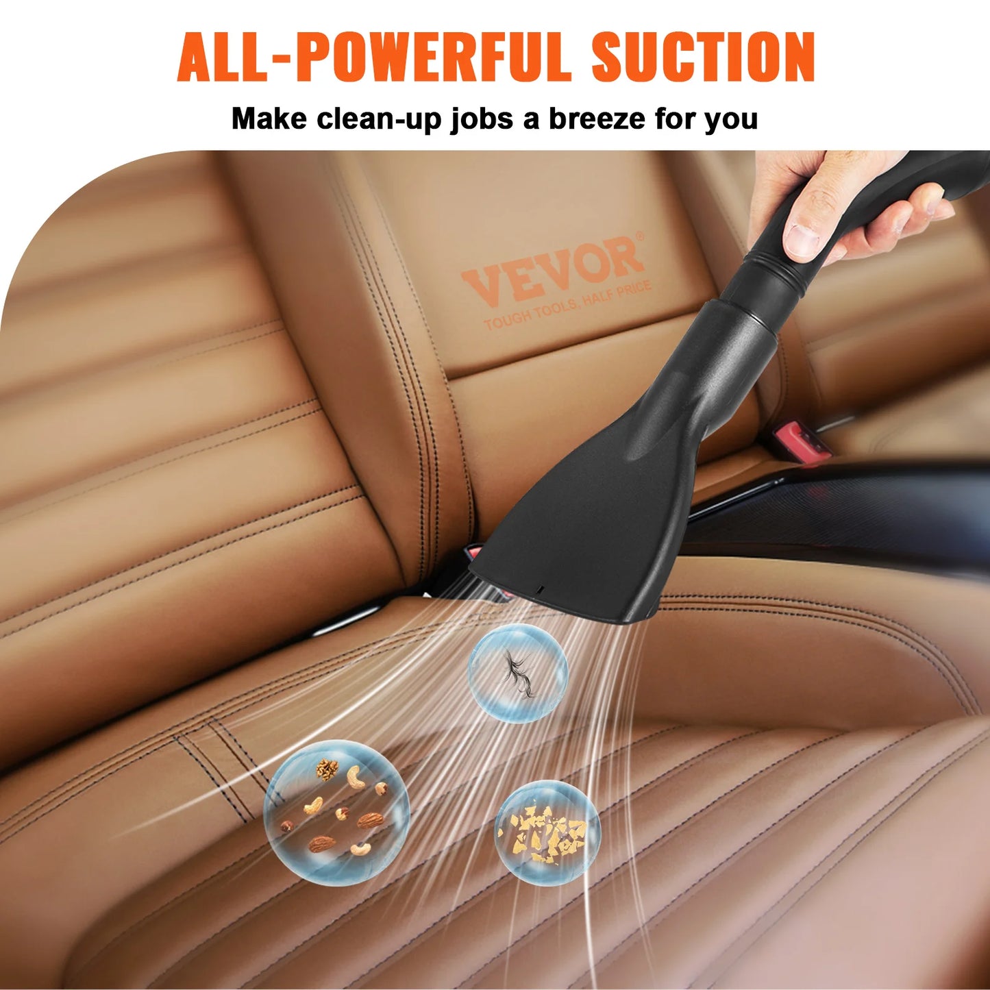 SucceBuy Wet Dry Vac 3 in 1 Portable Vacuum Blower
