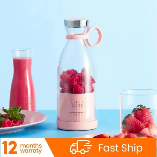 Zoeydam Portable Electric Juicer Blender USB Mini Fruit Mixer