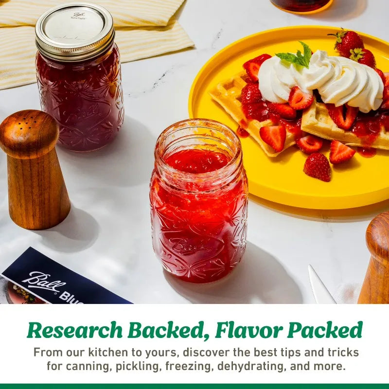 Regular Mouth Mason Jars With Lids And Rings Pack Of Twelve