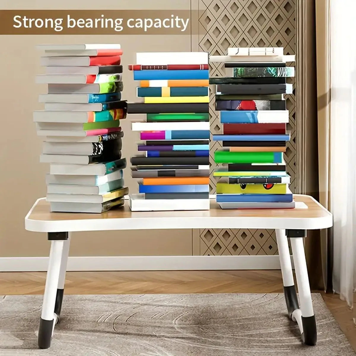 COBASPORT Portable Laptop Desk With USB Light And Fan